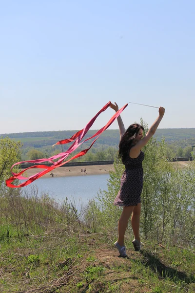 stock image Rhythmic gymnastics