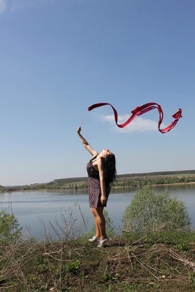 stock image Rhythmic gymnastics