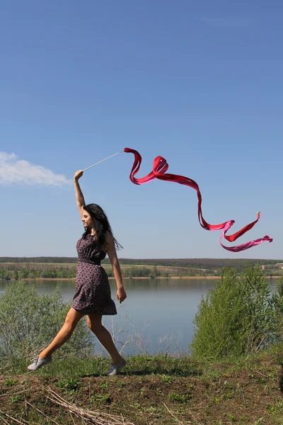 stock image Rhythmic gymnastics