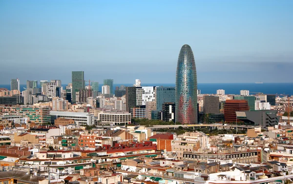 Uitzicht op barcelona, spanje — Stockfoto