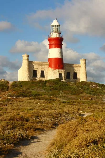 Cape Agulhas lighthouse, South Africa — Stock Photo, Image