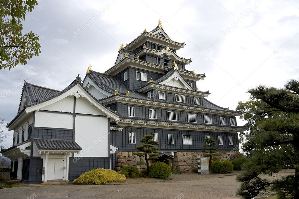 Okayama castle main keep, Japan