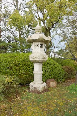 Japanese stone lantern clipart