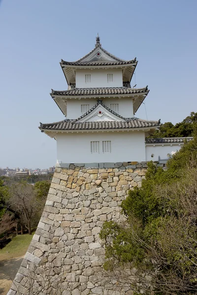 Torre Tatsumi Yagura en el castillo de Akashi, Japón . —  Fotos de Stock