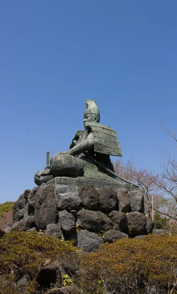 Standbeeld van minamoto yoritomo in kamakura, japan — Stockfoto