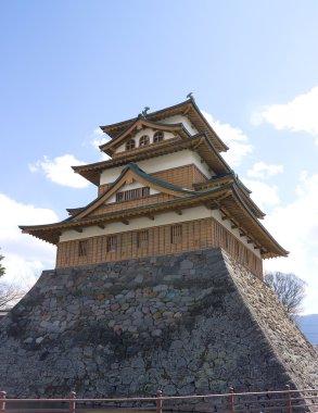 Takashima castle main keep clipart