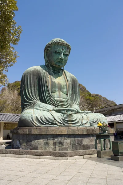 Grande statue de Bouddha de la ville de Kamakura, Japon — Photo