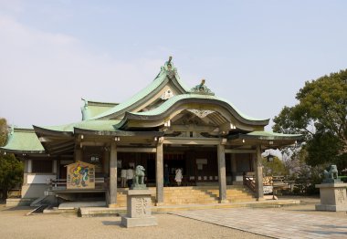 Hokoku Jinja shrine, Osaka, Japan clipart