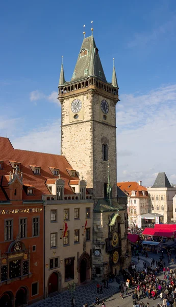 Старая ратуша в Праге . — стоковое фото