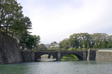 nijubashi Köprüsü, Imperial palace, tokyo, Japonya