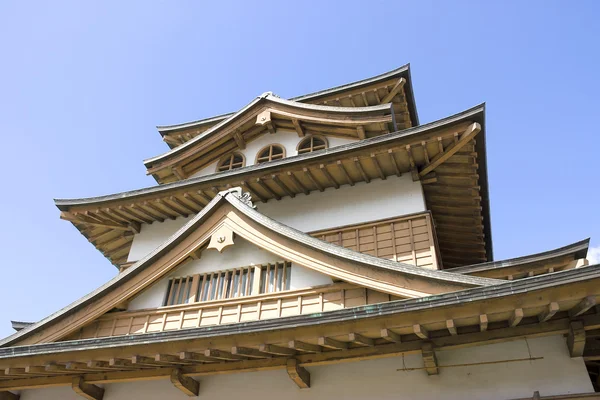 Torre principal do castelo de Takashima (fragmento ) — Fotografia de Stock