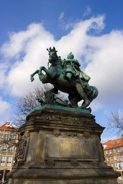 Monument av kung Johan iii sobieski — Stockfoto
