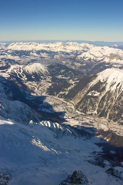 Alpi, valle di Chamonix — Foto Stock