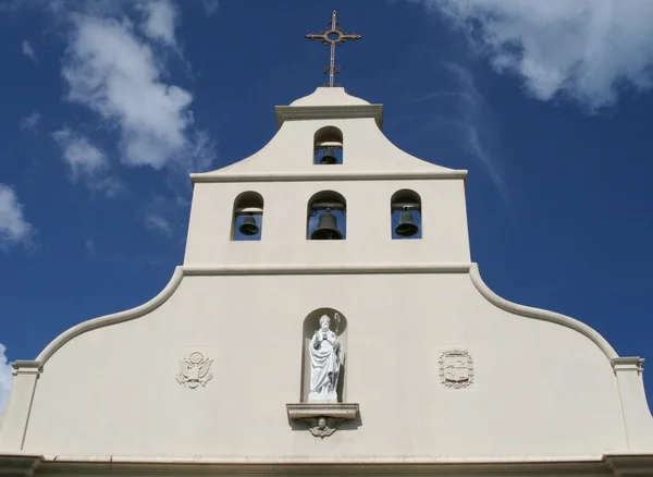 Torre sineira da Igreja localizada no histórico Santo Agostinho — Fotografia de Stock