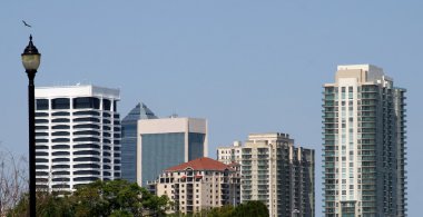 Jacksonville Florida Skyline clipart