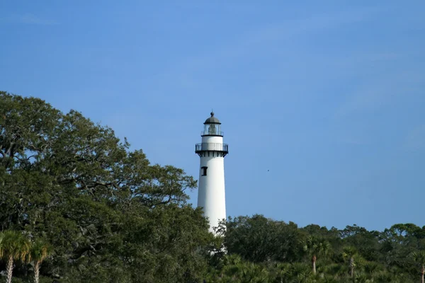 灯台セント サイモンズ島します。 — ストック写真