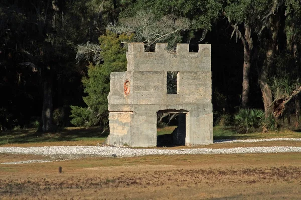 Fort Frederica Brunswick Georgia — kuvapankkivalokuva