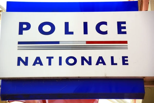 Police nationale — Stockfoto