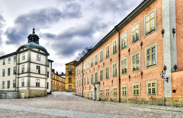 Oude adellijke architectuur in stockholm. — Stockfoto