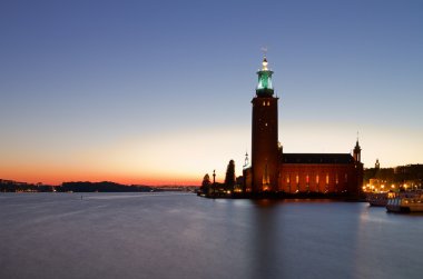 Stockholm City hall. clipart