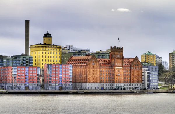 Waterfront, Stockholm inlet. — Stock Photo, Image