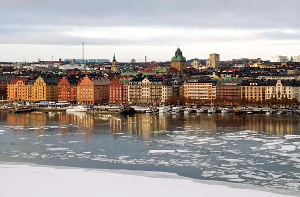 Stoccolma, immagine invernale . — Foto Stock