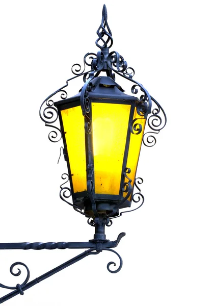 Vintage lantern, isolated. — Stock Photo, Image
