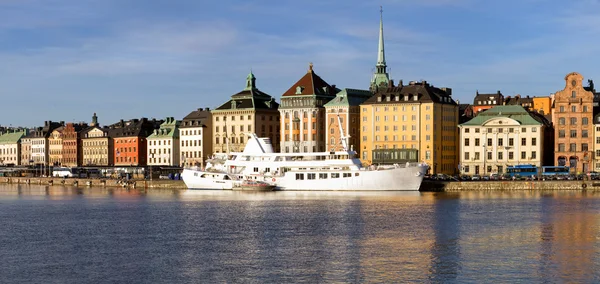 stock image Scenic Stockholm waterfront panorama.