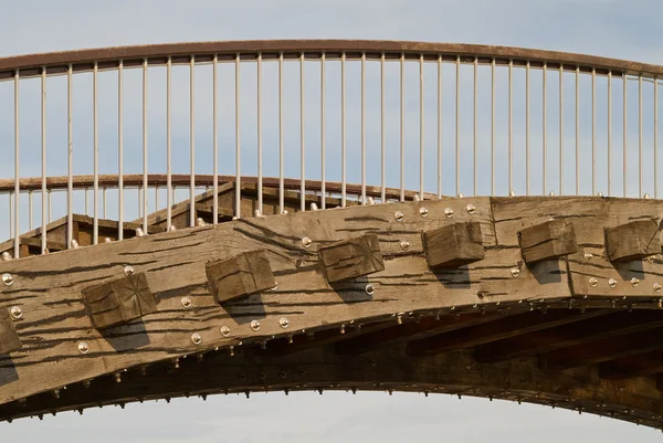 Drewniany most. — Zdjęcie stockowe