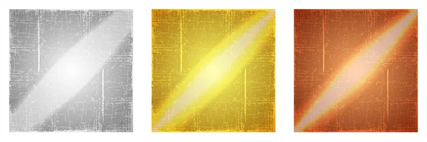 Stříbrné zlaté bronzové vektorové pozadí — Stockový vektor