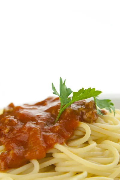 Špagety, samostatný — Stock fotografie