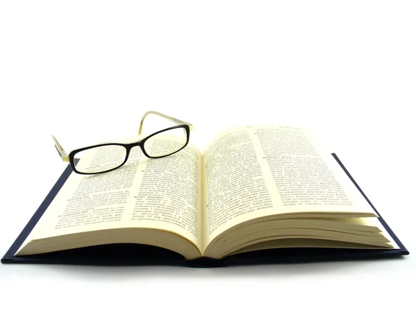 Βιβλίο με γυαλιά — Φωτογραφία Αρχείου