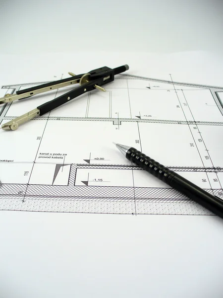 House blueprint — Stock Photo, Image
