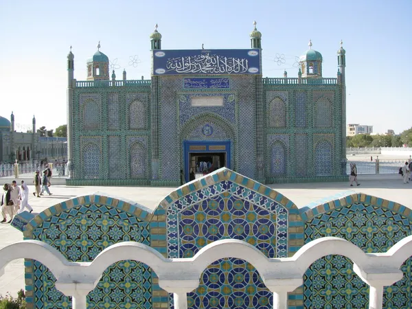 Mesquita Azul de Mazari Sharif — Fotografia de Stock