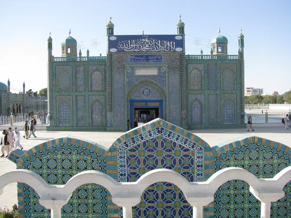 Mesquita Azul de Mazari Sharif Fotos De Bancos De Imagens