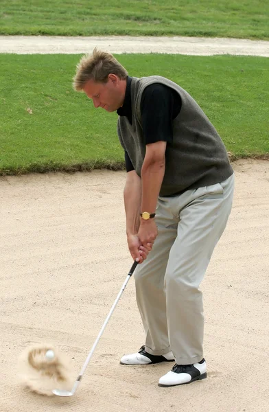 Песок для гольфа — стоковое фото