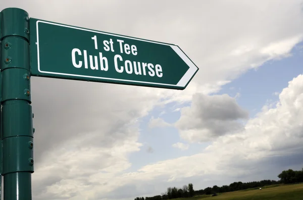 Golf sign Stock Image