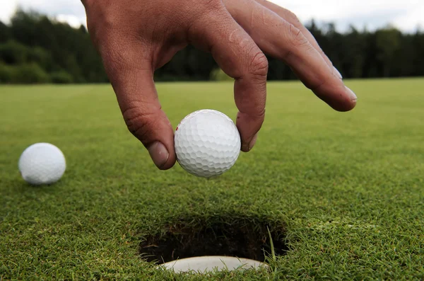 Golf hole Royalty Free Stock Images