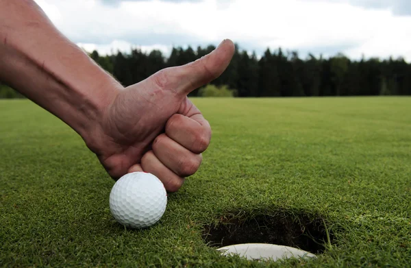 ゴルフの穴 ロイヤリティフリーのストック画像
