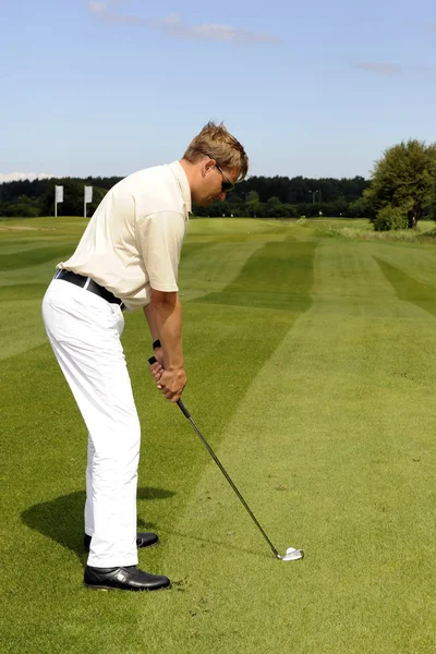 Golf-lejátszó Stock Kép