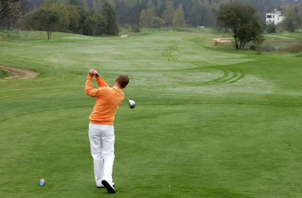 高尔夫玩家 免版税图库照片