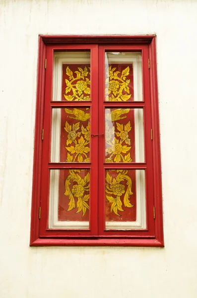 Ταϊλανδικά στυλ παράθυρο — Φωτογραφία Αρχείου