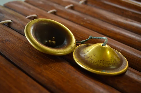 Brass percussion of thai music — Stock Photo, Image