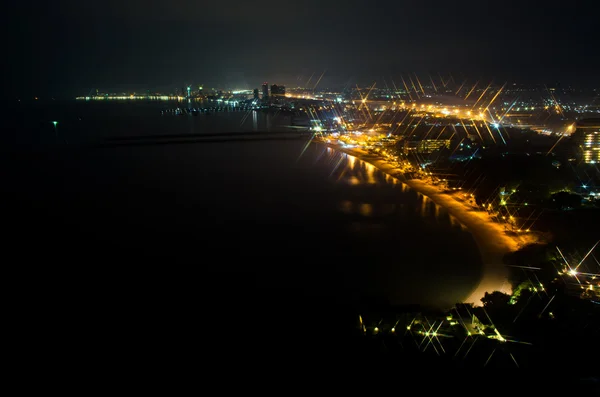 stock image Beach at night