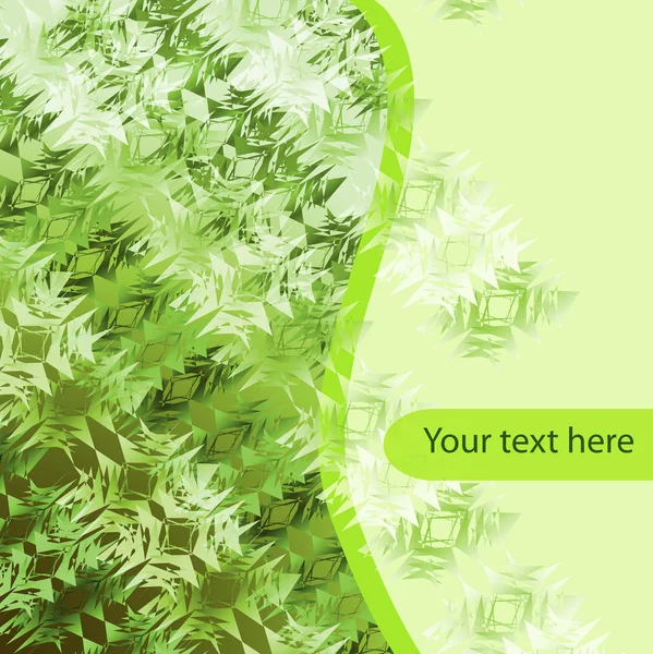 斑驳的绿色背景 — 图库矢量图片