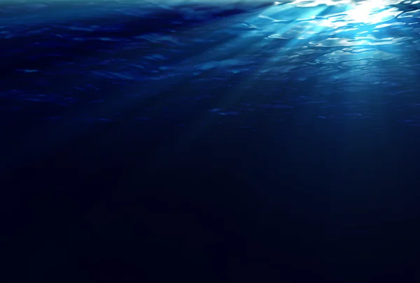 Víz alatti Lightrays — Stock Fotó