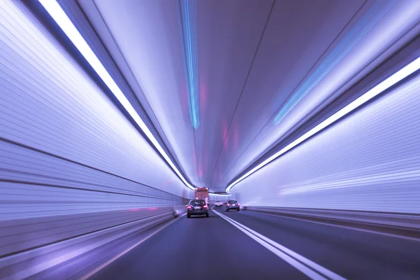 Motion Blur in a Tunnel — Stock Photo, Image