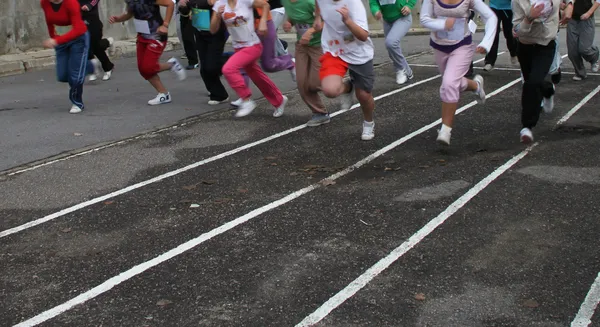 Crianças correndo Fotografia De Stock