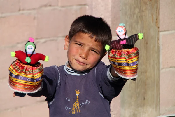 stock image Young boy working