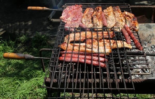 Barbecueën — Stockfoto